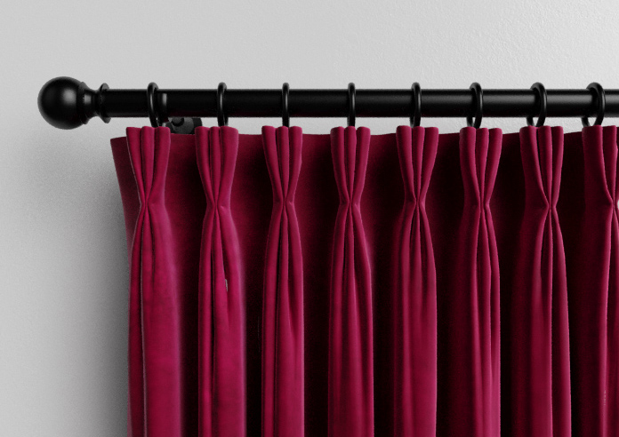Ultra Luxe Velvet, Deep Pink - Made to Measure Curtains - Image 11